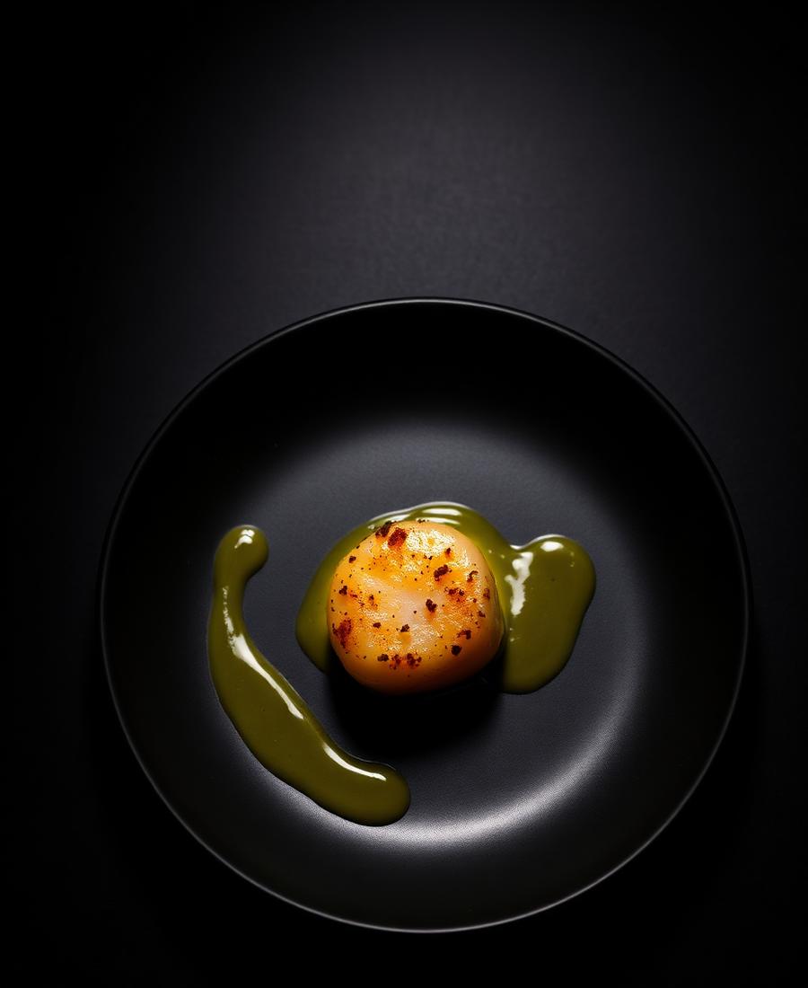 Scallop, Saffron, Sea Herbs